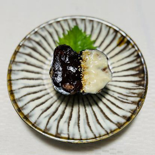 米ナスのあいがけ田楽