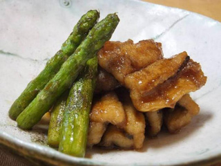 アナゴの山椒炊き